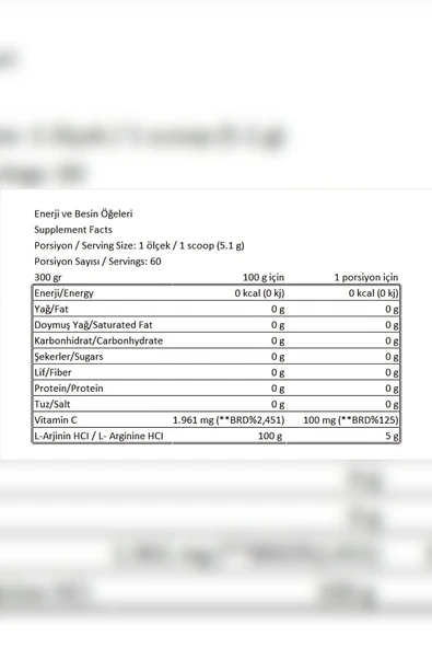Conlast Bcaa300gr/creatine Monohydrate300gr/arginine300gr - Resim 5