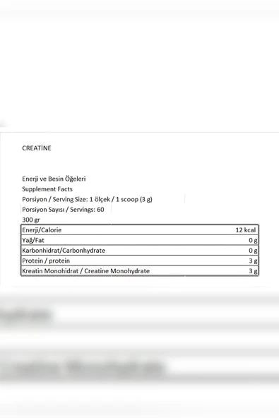 Conlast Creatine Monohydrate 300 gr / L-carnıtine 1000 gr - Resim 7