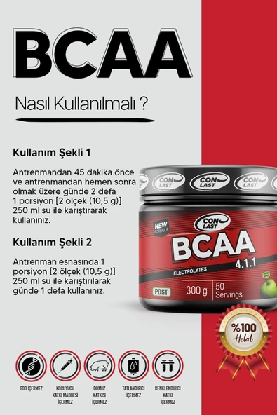 Conlast L-carnıtine 3000mg/bcaa 300gr/proflaks Plus Vitamax 300gr - 4