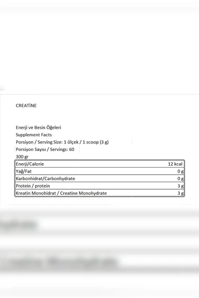 Conlast Creatine Plus Vitamax Yeşil Elmalı %100 Mikronize 300 gr - 2