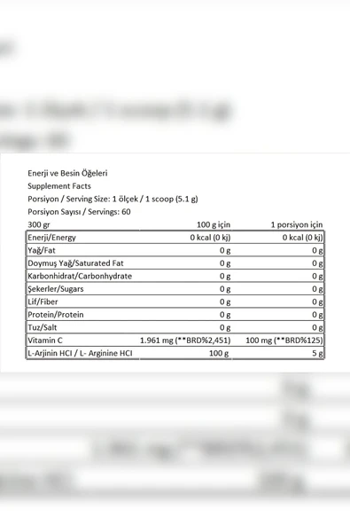 Conlast Arginine300gr/proflaks Plus Vitamax300gr/creatine Monohydrate300gr - Resim 6
