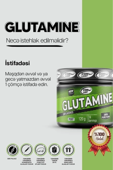 Conlast Glutamine 120g 24 servis - 2