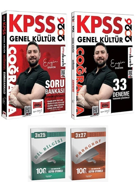 Yargı 2026 KPSS Coğrafya Soru Bankası + 33 Deneme 2 li Set Anla Kazan Deneme ürün görseli 1