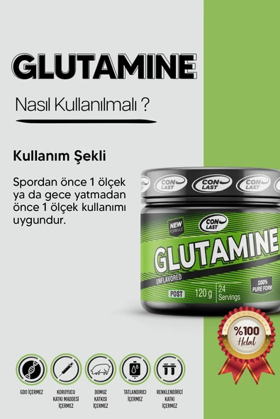 Conlast Pre-workout300gr/glutamine300gr/arginine300gr - Resim 5