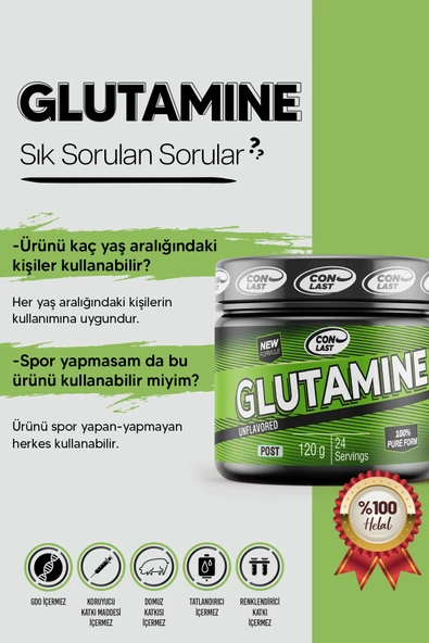 Conlast Glutamine 300 Gr/ Argınıne 300 gr - Resim 5