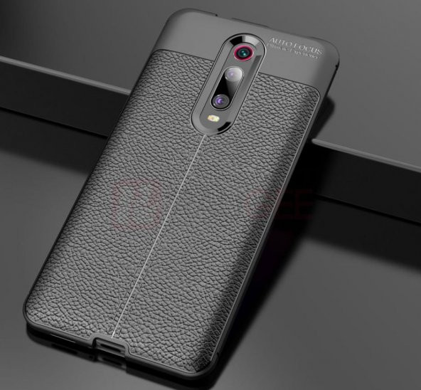 Xiaomi Mi 9T Deri Görünümlü Kalite Silikon Kılıf - 2
