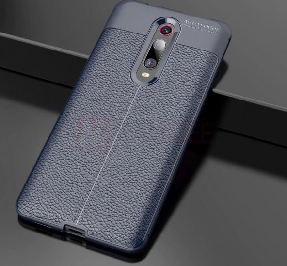 Xiaomi Mi 9T Deri Görünümlü Kalite Silikon Kılıf - 4