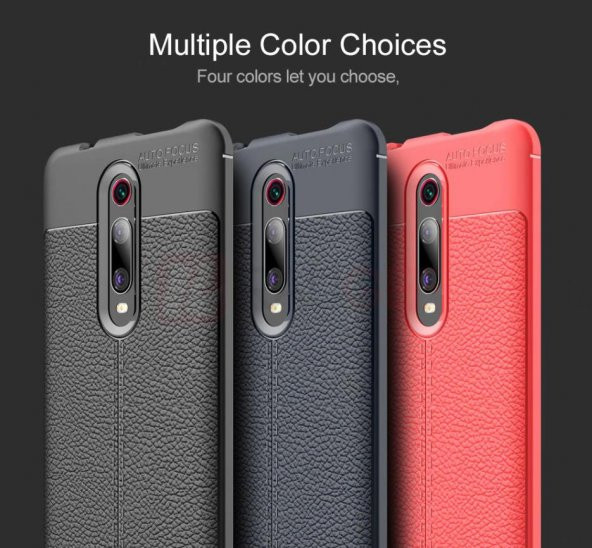 Xiaomi Mi 9T Deri Görünümlü Kalite Silikon Kılıf - 5