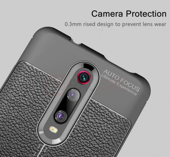Xiaomi Mi 9T Deri Görünümlü Kalite Silikon Kılıf - 9
