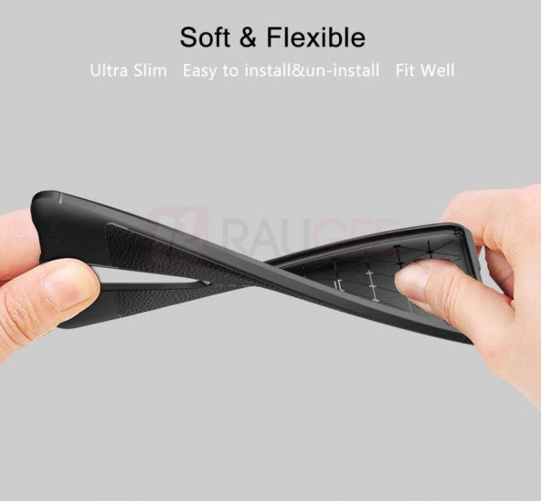 Xiaomi Mi 9T Deri Görünümlü Kalite Silikon Kılıf - 10