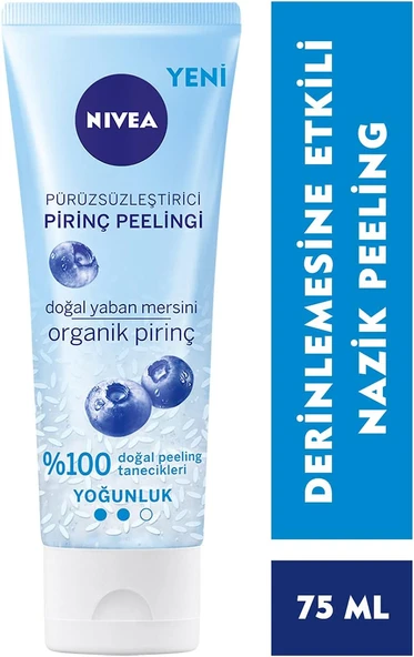 Nivea, Pürüzsüzleştirici Organik Pirinç Peeling - 75 ml ürün görseli