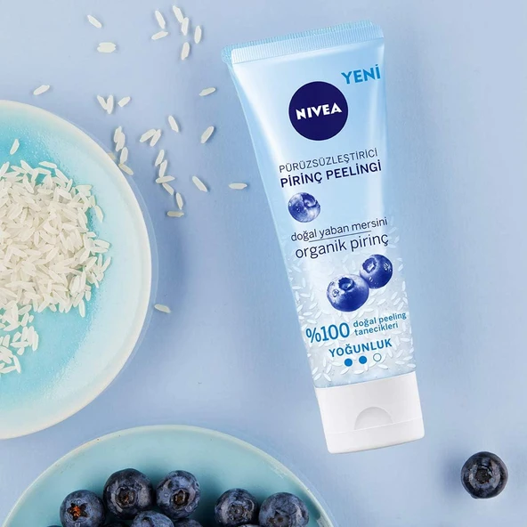 Nivea, Pürüzsüzleştirici Organik Pirinç Peeling - 75 ml - Resim 3