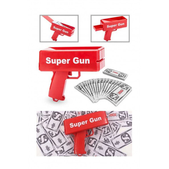 Super Money Gun Para Saçma Tabancası