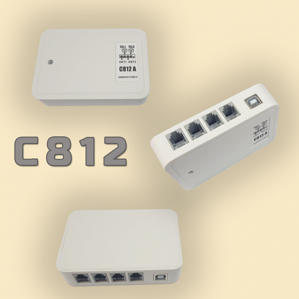 CID812 Iki Hatlı Caller Id Cihazı - Tüm Sistemlere Uyumlu