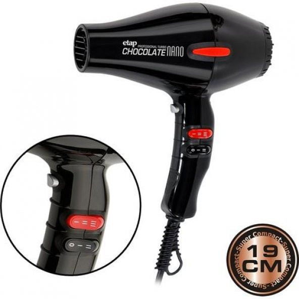 Etap Chocolate Turbo Nano Profesyonel Kuaför Fon Makinası - 4