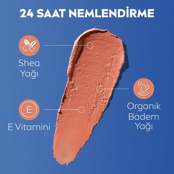 NIVEA, Renkli, spf30, Nemlendirici, Dudak ve Yanak, Bakım Kremi -  Nude (4.8 gr) - 4