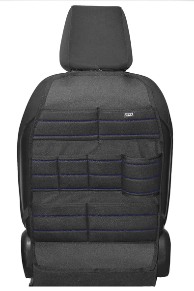 Bod Ecolux Serisi Taytüyü Araba Oto Koltuk Arkası Eşya Düzenleyici Araç İçi Organizer Siyah - 7