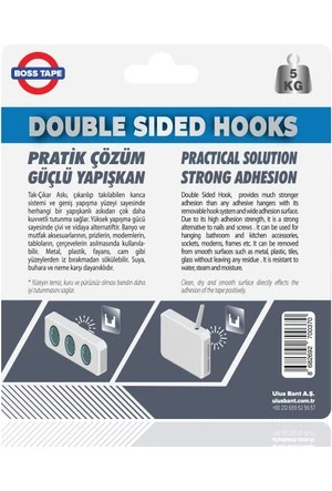Grande Home Boss Tape 3m Yapıştırıcılı Tak Çıkar Yapılabilen Geçmeli Askı - 3