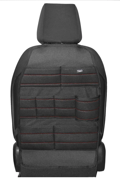 Bod Ecolux Serisi Taytüyü Araba Oto Koltuk Arkası Eşya Düzenleyici Araç İçi Organizer Siyah - 8