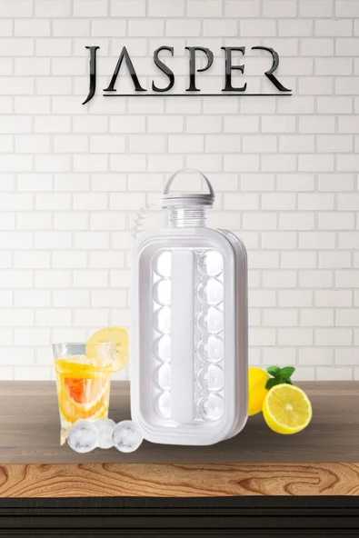 Jasper Katlanır Yuvarlak Buz Küpü Kalıbı Ve Içecek Şişesi Pratik Taşınabilir Buz Küpü ürün görseli