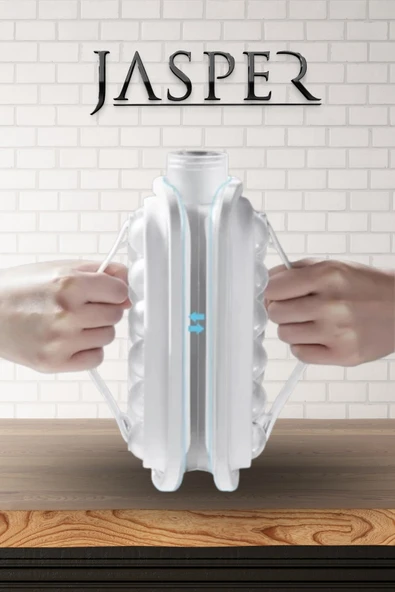 Jasper Katlanır Yuvarlak Buz Küpü Kalıbı Ve Içecek Şişesi Pratik Taşınabilir Buz Küpü - Resim 5