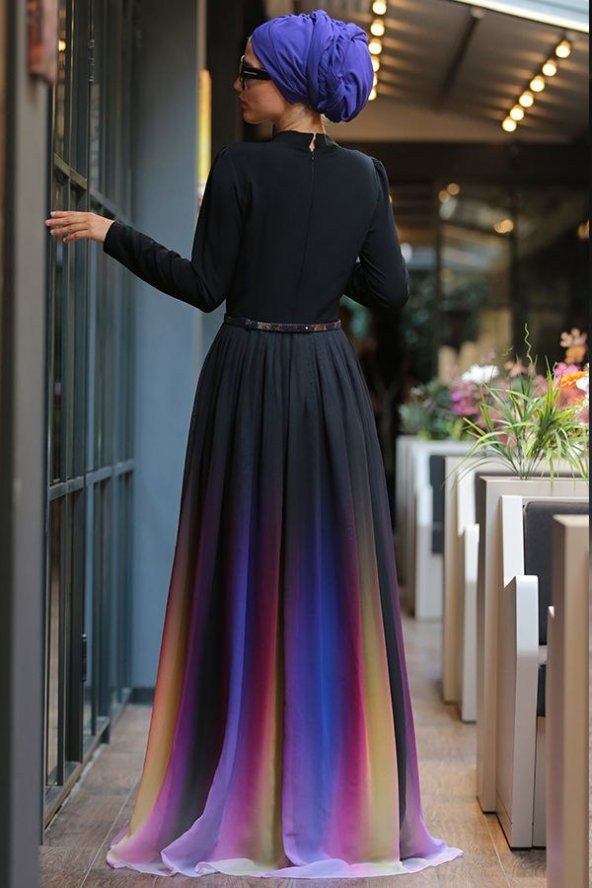 Selma Sarı - Gökkuşağı Elbise - 3