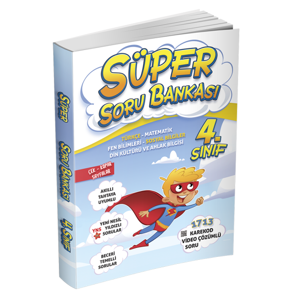 4. Sınıf Süper Soru Bankası (Tüm Dersler)