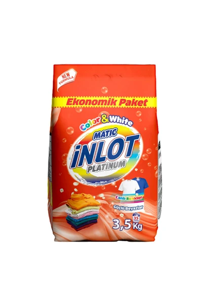 İNLOTMATİC İNLOTMATİK Beyazlar ve Renkliler için 3,5 Kg Çamaşır Deterjanı/Matik/Toz Deterjan - 2