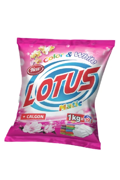Lotus 1 kg Toz Çamaşır Deterjanı – Hem Beyazlarda Işıltı, Hem Renklilerde Renk Canlılığı - 2