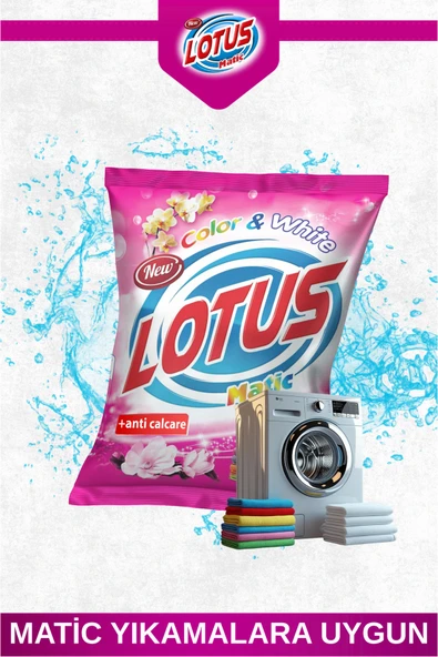 Lotus 1 kg Toz Çamaşır Deterjanı – Hem Beyazlarda Işıltı, Hem Renklilerde Renk Canlılığı - 3