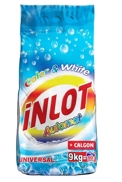 İNLOTMATİC Beyazlar ve Renkliler için 9 Kg Çamaşır Deterjanı/Toz Deterjan/Matik - 2