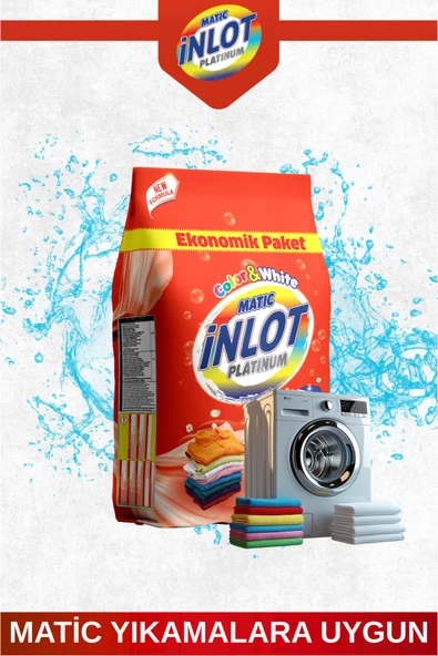İNLOTMATİC İnlotmatic Beyazlar Ve Renkliler Için 9 Kg Çamaşır Deterjanı/ Toz Deterjan / Matik - 4
