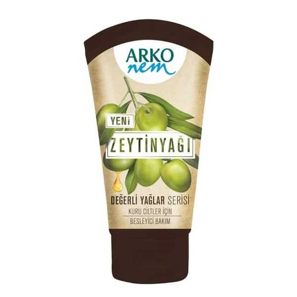 Arko Nem, Zeytinyağlı, Nemlendirici, El ve Vücut Bakım Kremi - 60 ml ürün görseli