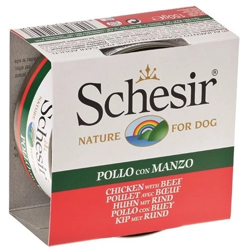 Schesir Dog Jelly 150 Gr Sıgır Ve Tavuk  Skt: 12/2027