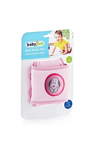 Babyjem Emekleme Dizliği Pembe - Köpek Desenli - 6
