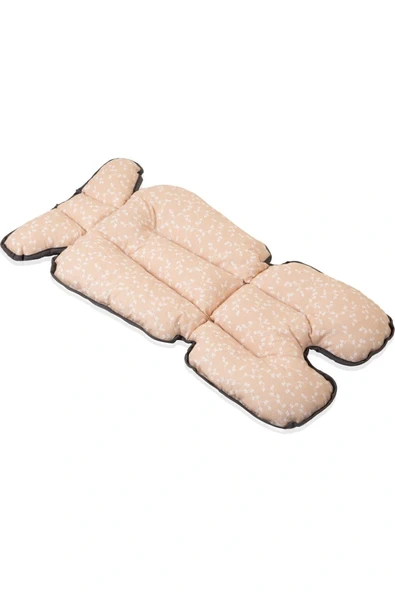 Babyjem Puset ve Mama Sandalyesi Minderi Somon Çiçek ürün görseli