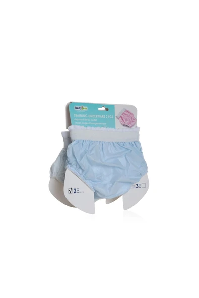 Babyjem 155 Alıştırma Külodu Kutulu 2'li 3 Yaş Mavi - 5