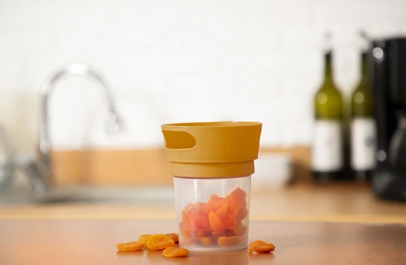 Babyjem Dökülmeyi Önleyen Bebek Alıştırma & Atıştırma Mama Kabı - Kayısı - Resim 6