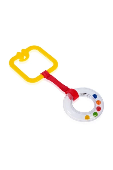 Babyjem Çıngıraklı Puset Halkası 877 Sarı - Resim 2