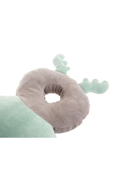 Babyjem Bebek Melek Kanadı Koruma Yastığı Yeşil Kadife - 6