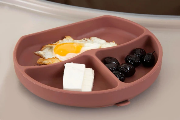 Babyjem Silikon Beslenme Seti Mocha - 3