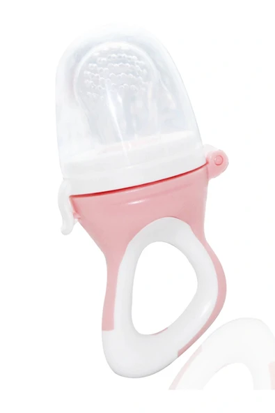 Babyjem Silikon Uçlu Meyve Sebze Emziği Pembe ürün görseli 1