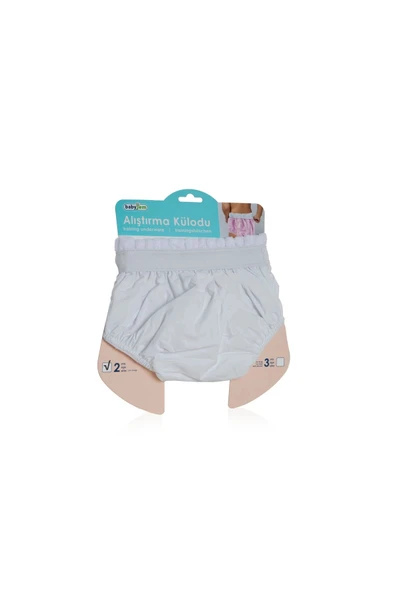 Babyjem Alıştırma Külodu 3 Yaş Beyaz - 6