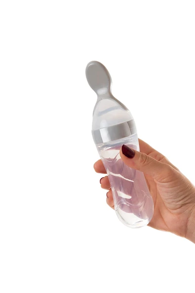 Babyjem Sıkmalı Kaşık Gri - Resim 4