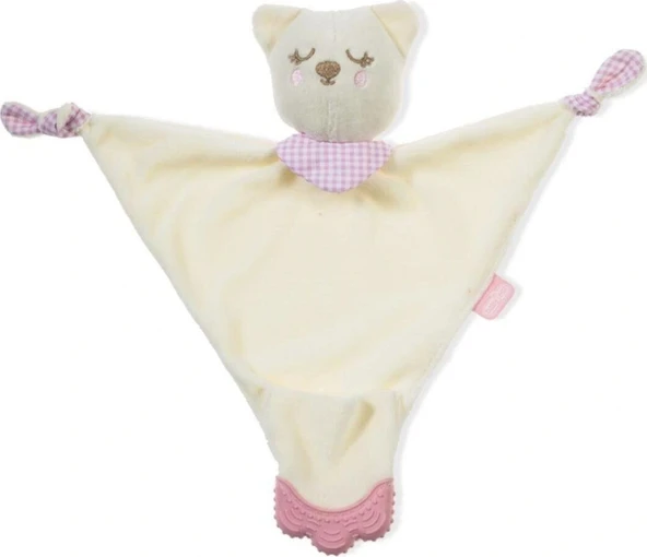 Babyjem Diş Kaşıyıcılı Sevimli Uyku Arkadaşım Pembe ürün görseli 1