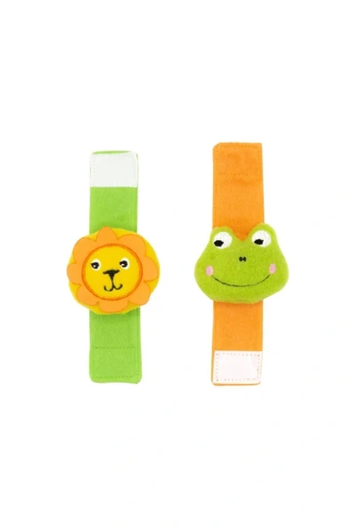 Babyjem sblx Çorap Ve Bileklik Aslan & Kurbağa shpwax 986377 - Resim 2