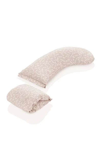 Babyjem Çok Fonksiyonlu Emzirme Destek Minderi & Anne Hamile Yastığı Somon - 2