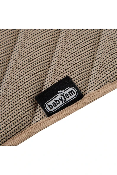Babyjem Önden Açılır Banyo Mama Oturağı Minderi Konfor Pedi Taş Rengi - Resim 4