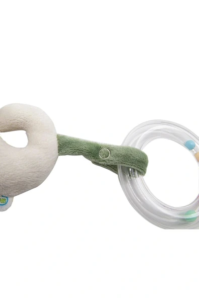 Babyjem Çıngıraklı Deniz Atı 818 Mint Yeşili 15x8 cm - 5