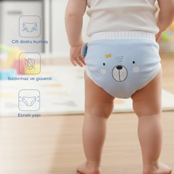 Babyjem Soft Alıştırma Külodu Mavi 2 Yaş ürün görseli 1